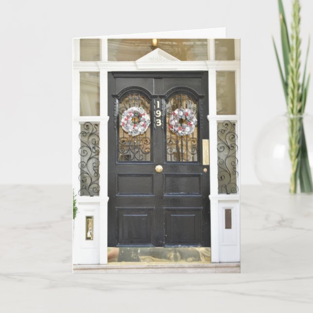 Fotografi över JulkrandeLondon-arkitekturen Kort (Framsida)