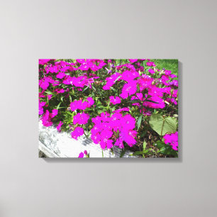 Fotografi över Lila blommor Canvastryck