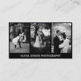 Fotografi över modern elegant visitkort