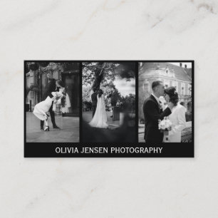 Fotografi över modern elegant visitkort