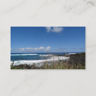 Fotografi över Ocean Vågar Beach Hawaii Visitkort