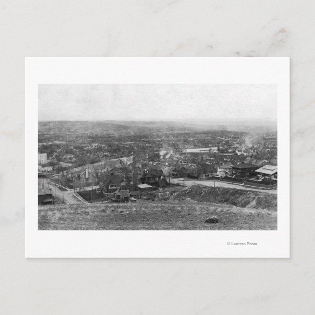 Fotografi över pendleton, Oregon Birds Öga Vykort (Framsida)