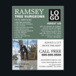 Fotografi över personligen - Träd Surgeon - Arbori Flygblad<br><div class="desc">Personlig Photograph - Träd Surgeon - Arborist Advertising Flyers by the Affärskort Store.</div>