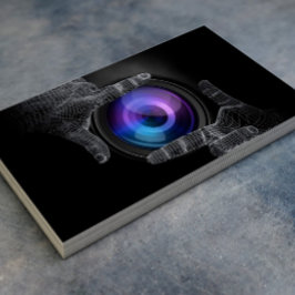 Fotografi över Professionellen Händer Ram Visitkort