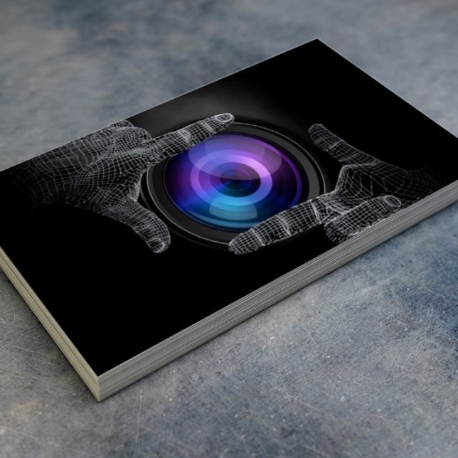 Fotografi över Professionellen Händer Ram Visitkort (Skapare uppladdad)