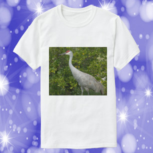 Fotografi över sandhill Crane Bird Nature T Shirt