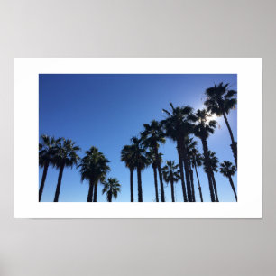 Fotografi över sommarhavsområdet Handflatan och Hi Poster