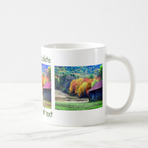 Fotografi över tobaksbarn Fall Foliage Nature Foto Kaffemugg