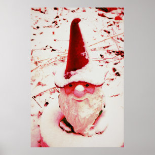 Fotografi över vintergarden Gnome Ken-mätare Poster