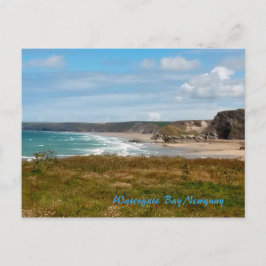 Fotografi över Watergate Bay Newquay Cornwall Vykort