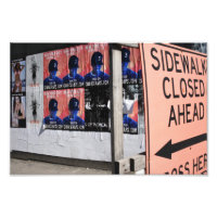 Fotografi på gatan i New York-gatan i Sidewaltstän