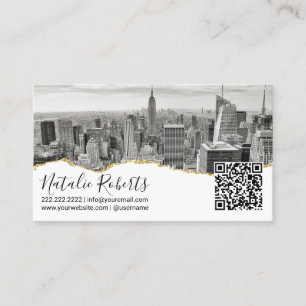 Fotografi - QR-Anpassningsbar - Fotominimalister Visitkort