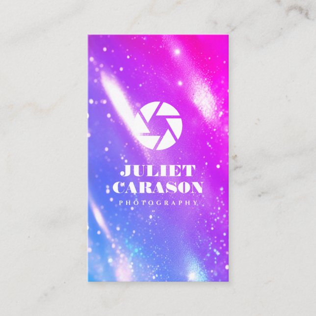 Fotografi Qr-kod Holografi Visitkort (Framsida)