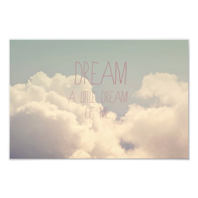 Fotografi Skriv ut... Dream A Little (Framsidan)