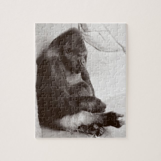 Fotografi Sleeping Gorilla Pussel (Vertikal)