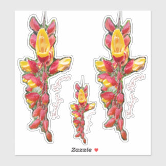 Fotografia de flor klistermärken