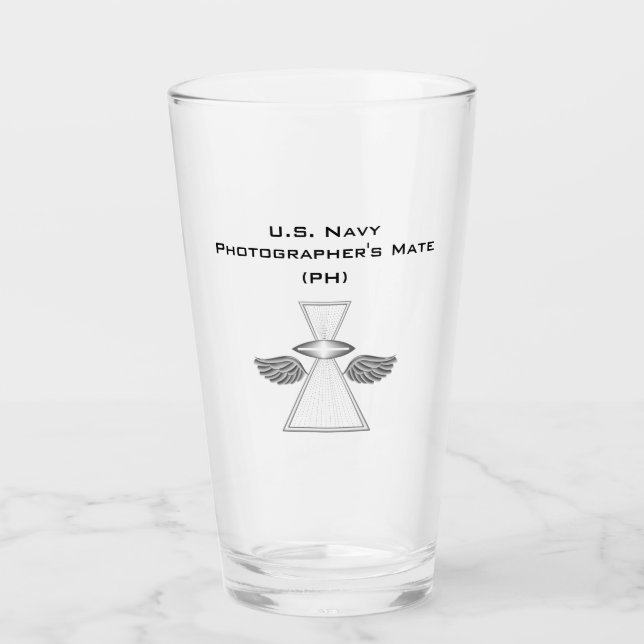 Fotografiarbetarens matta (PH) med vingar glasumla Glaskopp (Framsida)