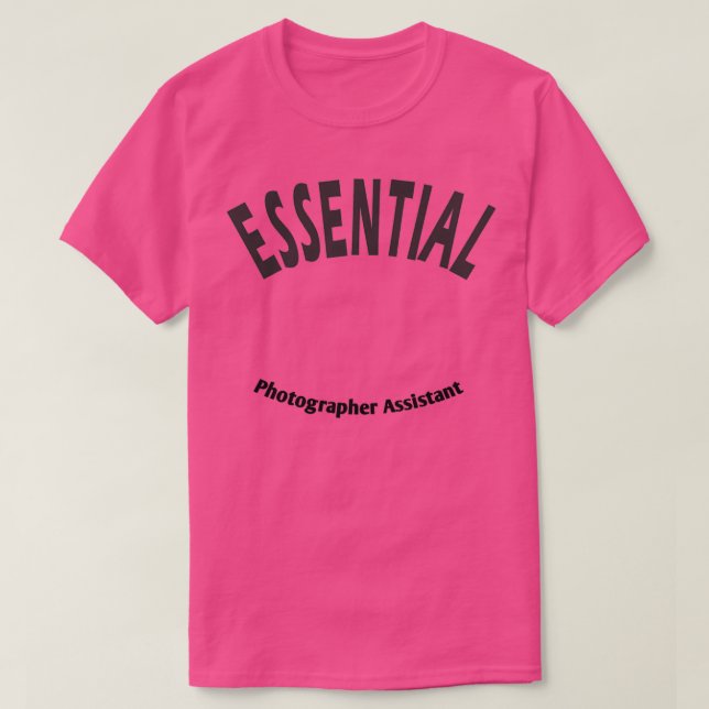 Fotografiassistenten T Shirt (Design framsida)
