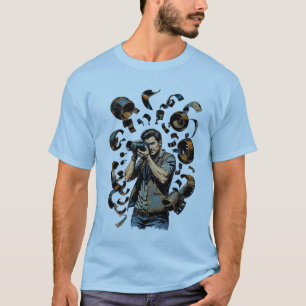 Fotografidesign för äventyr t shirt