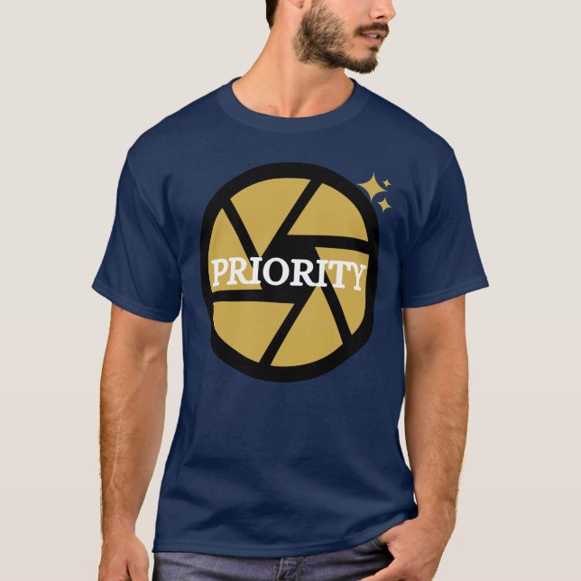 Fotografidesign för Coola med prioritet T Shirt (Framsida)