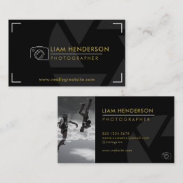 Fotografier Affärskort Modern Photograf Visitkort