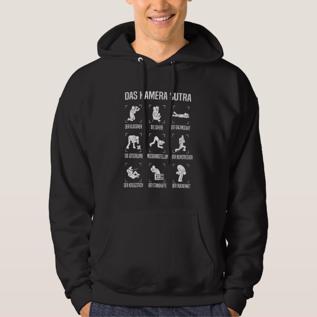 Fotografier av kamerasutrafotograf hoodie (Framsida)
