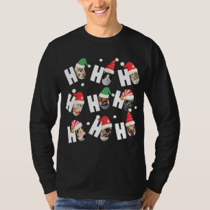 Fotografier av moderna Cute Santa Hats Nine Family T Shirt
