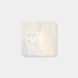 Fotografier av typen Cute Red Fox Wilderness inmat Post-it Block