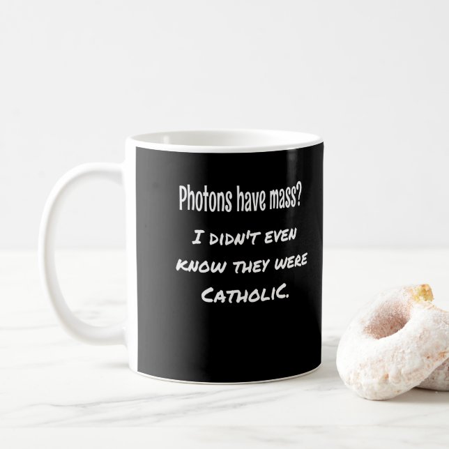 Fotografier har MASS-nyttigt Sarkastic Joke Scienc Kaffemugg (Med munk)