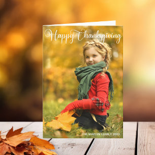 Fotografiet Happy thanksgiving Simple Chic Family  Helgkort