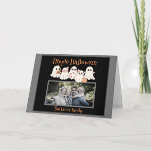 Fotografiet Hippie Halloween Cute hippie Spöken vi Kort