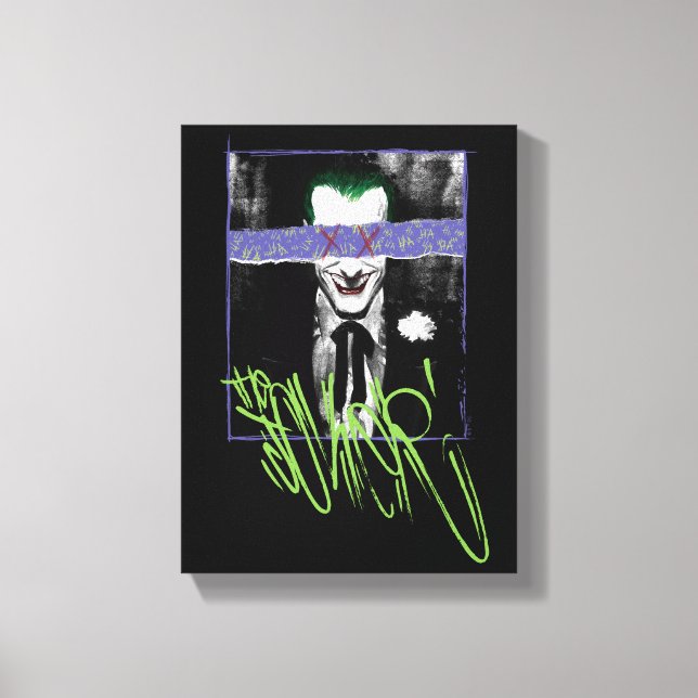 Fotografiet Joker Scrapbook Canvastryck (Framsida)