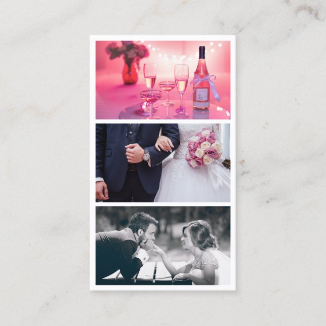 Fotografiet Modern elegant Fotografier Visitkort (Framsida)