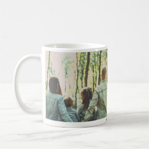 Fotografiet namn grönt Julgran Kaffemugg
