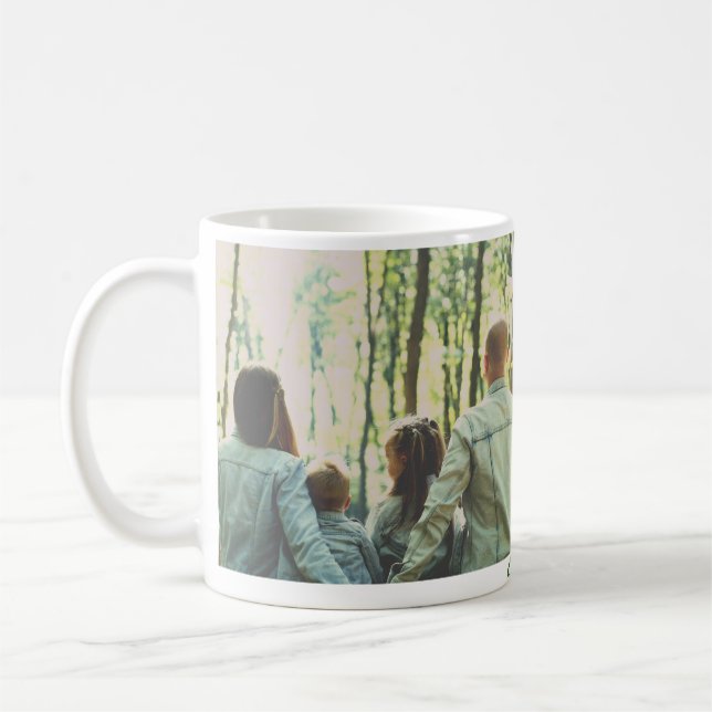 Fotografiet namn grönt Julgran Kaffemugg (Vänster)