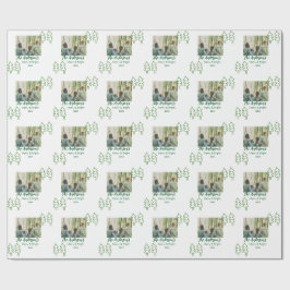 Fotografiet namn grönt Julgran Presentpapper