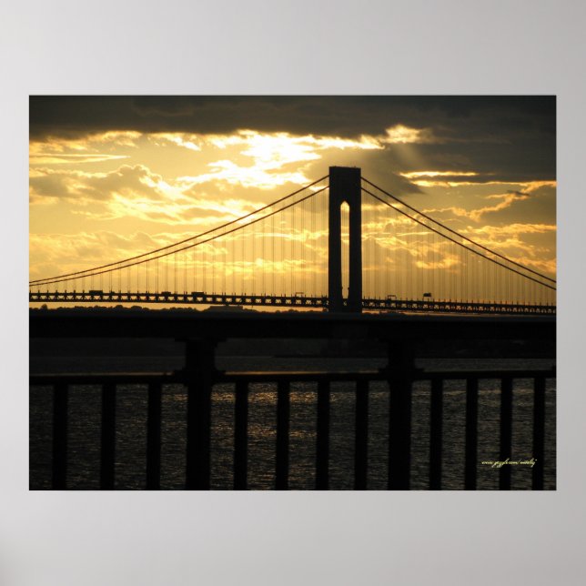 Fotografiet New York City Verrazano poster (Framsidan)