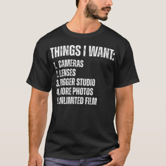 Fotografifanatiker Skämt för Kameralins Foto Redig T Shirt