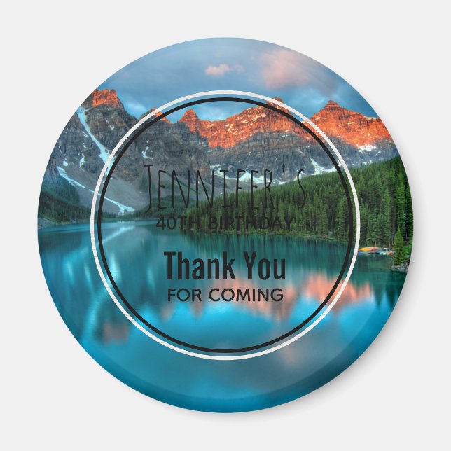 Fotografifödelsedag i Scenberget och Sjö Magnet (Framsidan)