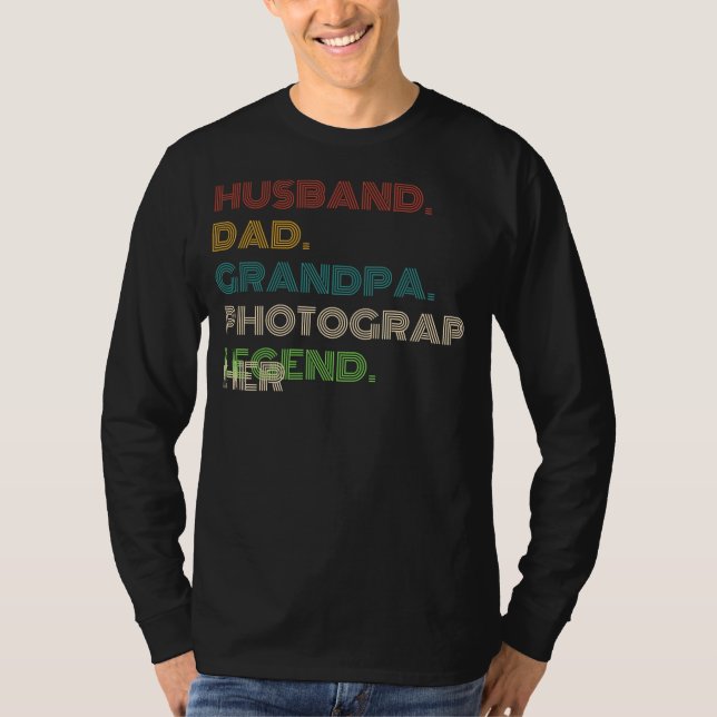 Fotografiförklaring: Make, Pappa, Grandpa - Funny T Shirt (Framsida)