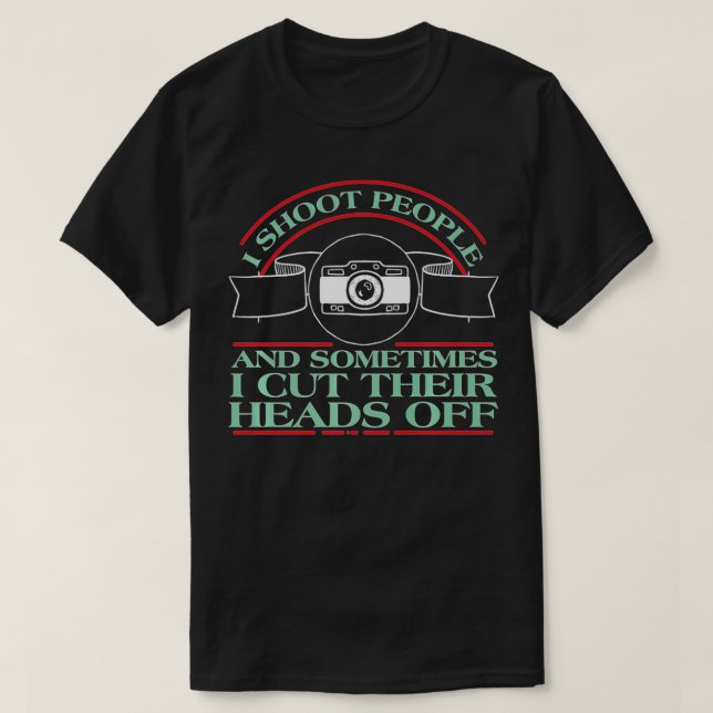 Fotografiförställning för kameramannadag t shirt (Design framsida)