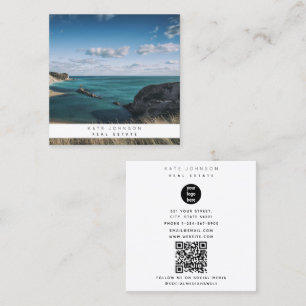 Fotografifoto för Real Gods Business Logotyp Fyrkantigt Visitkort
