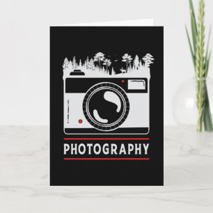 Fotografifotograf Camera Lens Funny Gift Kort