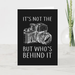 Fotografifotograf Lens Camera Funny Gift Kort