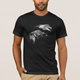 Fotografifotografering av fotokamera tee shirt