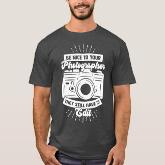 Fotografifotografering Fotografitagargåva T Shirt