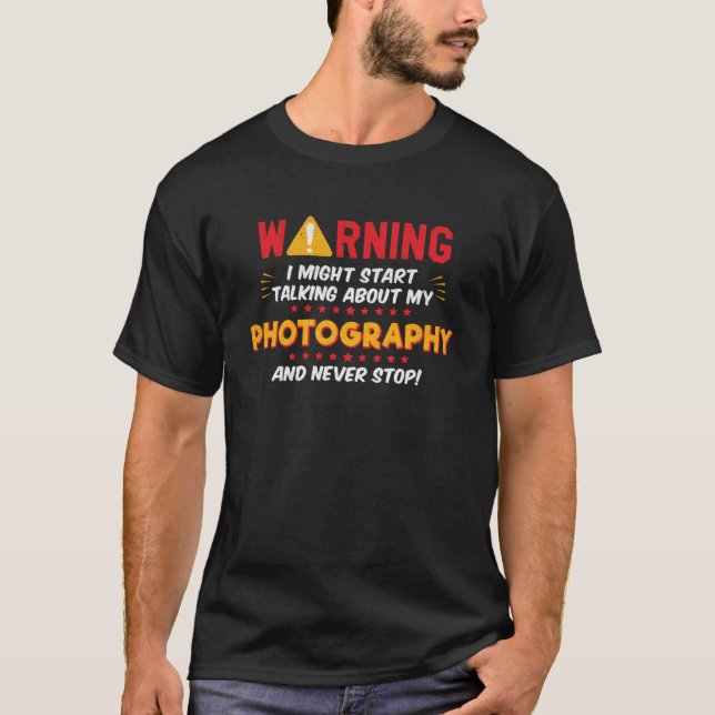 Fotografifotografering, jokergrafik t shirt (Framsida)