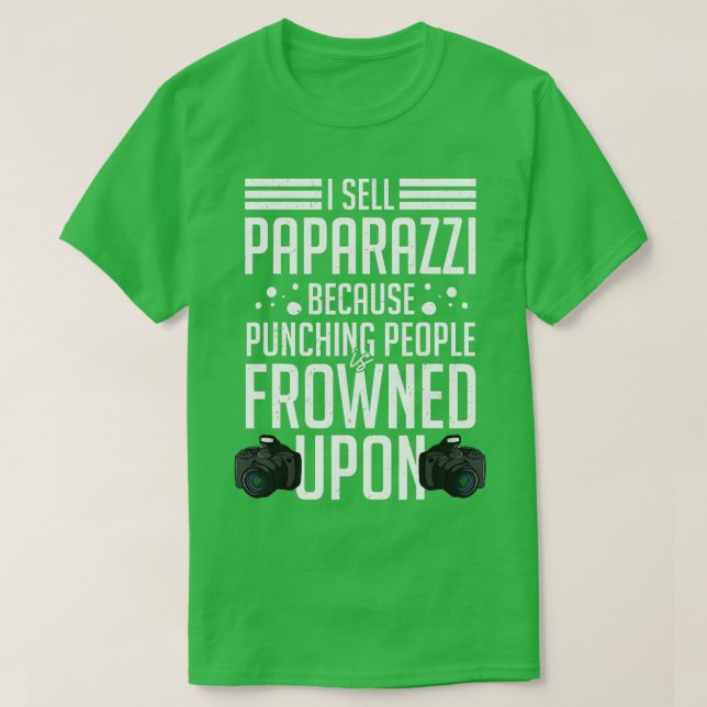 Fotografifotografi av Paparazzi Photos Camera Phot T Shirt (Design framsida)