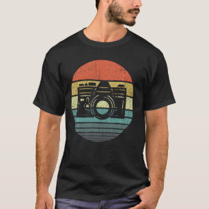 Fotografifotografi av retro-kameran P T Shirt