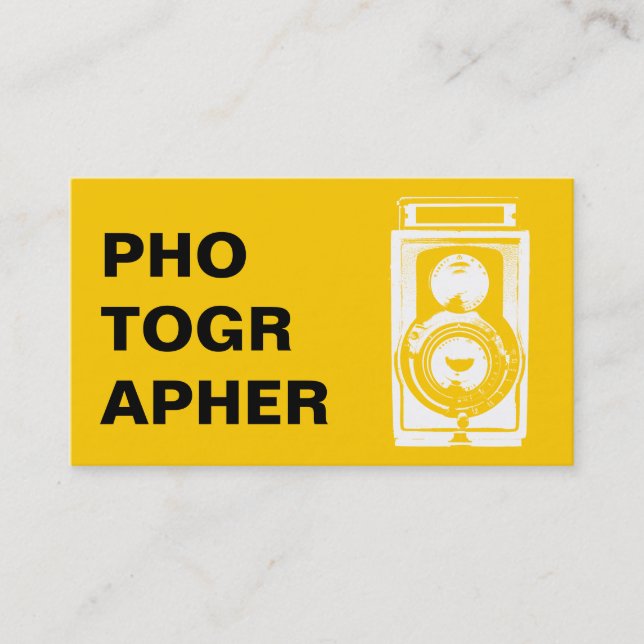 Fotografifotografi av Vintagen Typografi Visitkort (Framsida)